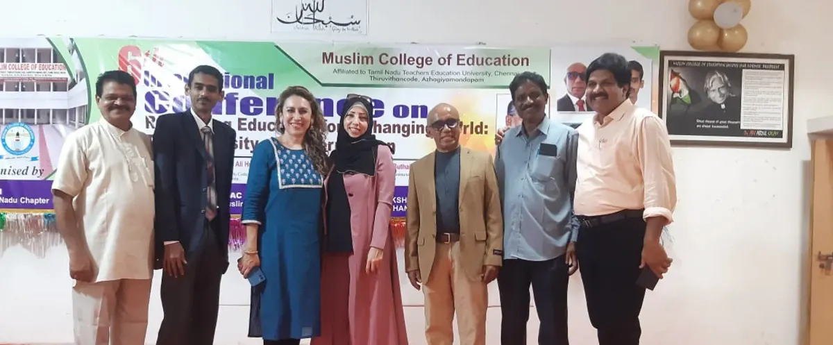 Faculty and delegates at an international conference on teacher education